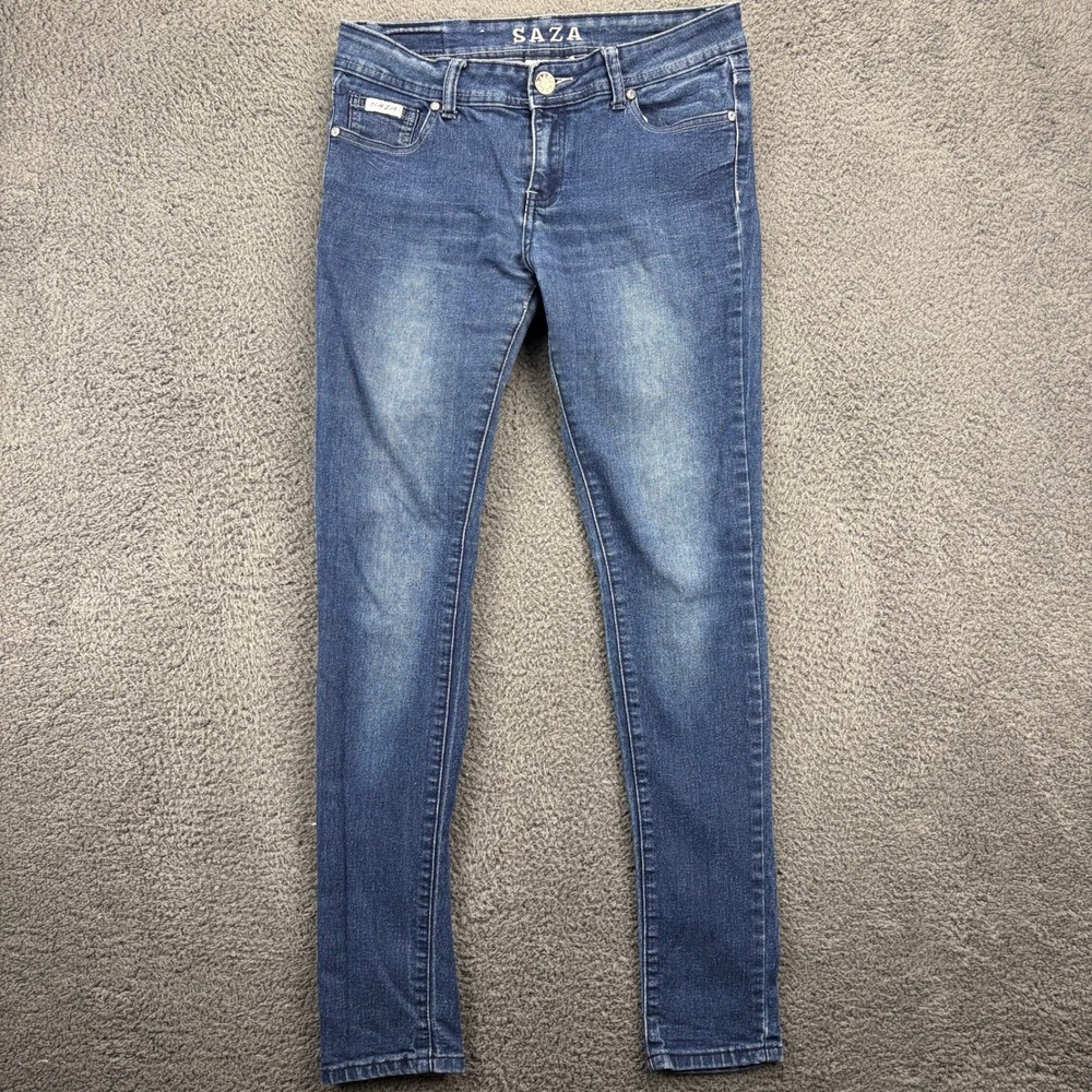 SAZA‎ Jeans Company Womens Size 9 Dark Wash Denim Skinny Jeans Casual